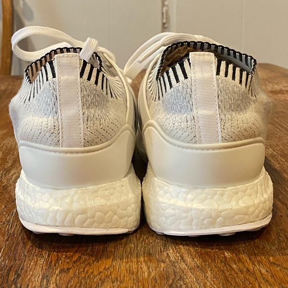 Adidas PrimeKnit White/Gray (Ultra Boost Sole) US Mens 9 - Picture 3 of 7